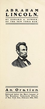Cover of: Abraham Lincoln by Edward Arthur Sumner