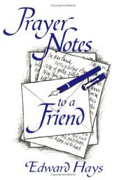Cover of: Prayer Notes to a Friend