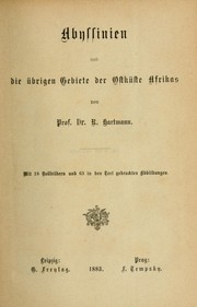 Abyssinien und die übrigen gebiete der ostküste Afrikas