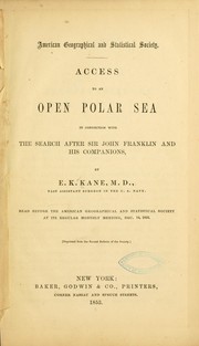 Cover of: Access to an open polar sea