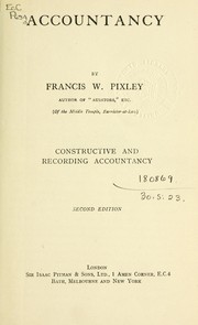 Cover of: Accountancy -: constructive and recording accountancy.