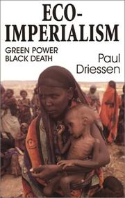 Cover of: Eco-Imperialism by Paul Driessen