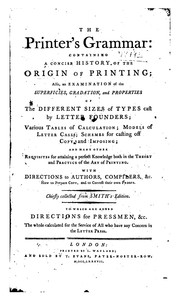Cover of: The Printer