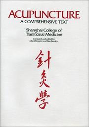 Cover of: Acupuncture: a comprehensive text