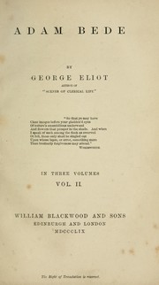 Cover of: Adam Bede by George Eliot