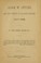 Cover of: Adam W. Snyder and his period in Illinois history, 1817-1842.