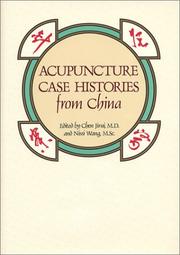Cover of: Acupuncture case histories from China