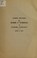 Cover of: Address delivered by Homer S. Cummings of Stamford, Connecticut, June 6, 1917