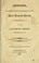 Cover of: Address, delivered before the members of the New England Society, in Charleston, (S.C.) at their anniversary meeting, December 20th, 1819.