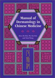 Cover of: Manual of Dermatology in Chinese Medicine
