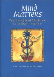 Cover of: Mind matters by J. R. Millenson