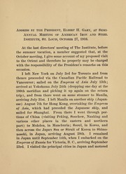 Cover of: Address of Elbert H. Gary, president, American iron and steel institute