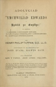 Cover of: Adolygiad ar "Ymchwiliad Edwards i Ryddid yr gwyllys"