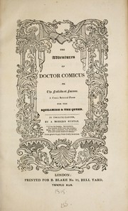 The adventures of Doctor Comicus by Combe, William