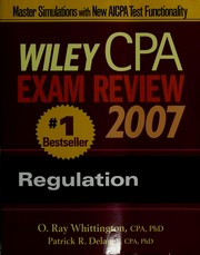 Cover of: Wiley CPA exam review 2007.