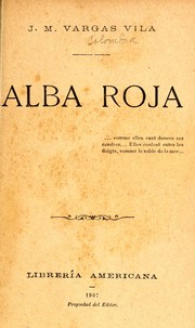 Alba roja by José María Vargas Vila