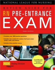 Cover of: Review guide for RN pre-entrance exam