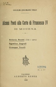 Alcuni poeti alla Corte di Francesco IV di Modena by Guglielmo Crescimanno Tomasi