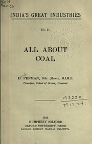 Cover of: All about coal