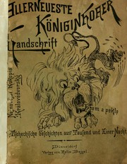 Cover of: Allerneueste Königinhofer Handschrift by 