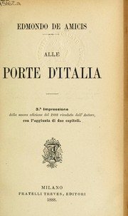 Cover of: Alle porte d'Italia