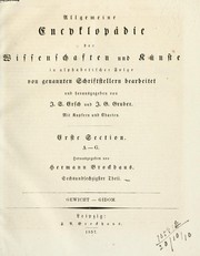 Cover of: Allgemeine Encyclopädie der Wissenschaften und Künste in alphabetischer Folge von genannten Schriftstellern