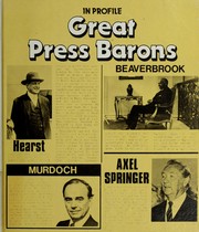 Cover of: Great press barons by Graham Rickard