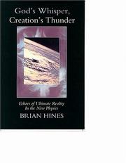 God's whisper, creation's thunder by Brian Hines