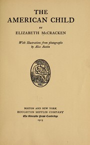 Cover of: The American child