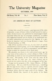 Cover of: An American man of letters