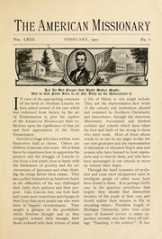Cover of: The American missionary