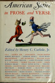 Cover of: American satire in prose and verse.