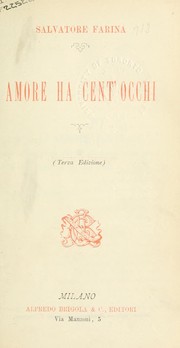 Cover of: Amore ha cent'occhi