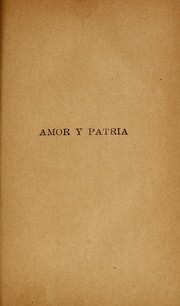 Cover of: Amor y patria by Alfredo Brañas