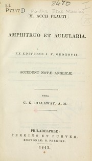 Cover of: Amphitruo et Aulularia by Titus Maccius Plautus