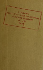 Cover of: Analysis of section 19 of H.R. 10650, withholding on dividends and interest. Prepared for the use of the Committee on Finance, United States Senate, by the staff