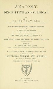 Cover of: Anatomy by Henry Gray F.R.S.
