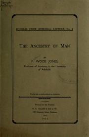 Cover of: The ancestry of man.