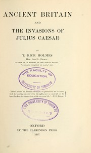 Cover of: Ancient Britain and the invasions of Julius Caesar