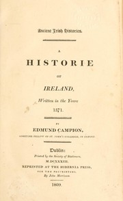Cover of: Ancient Irish histories by Ware, James Sir