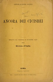 Cover of: Ancora dei Cicisbei