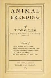 Cover of: Animal breeding