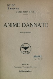 Cover of: Anime dannate: Con 24 incisioni