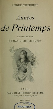 Cover of: Années de printemps