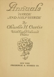 Cover of: Annuals hardy and half hardy.