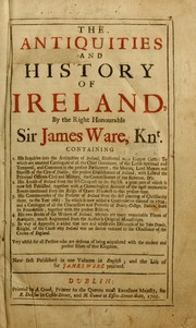Cover of: The antiquities and history of Ireland