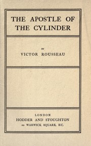 Cover of: The apostle of the cylinder