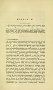 Cover of: Appeal to the Christian women of the South