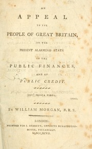 Cover of: An appeal to the people of Great Britain, on the present alarming state of the public finances, and of public credit