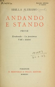 Cover of: Andando e Stando: prose